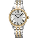 Seiko SUR612P1 Classic Quartz White Dial Ladies Watch - Bijoux Eclore
