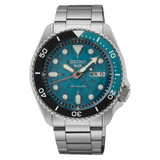 Seiko SRPJ45K1J Analogue Blue Dial Silver Band Men's Stainless Steel Watch - Bijoux Eclore