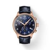 Montre Tissot Chrono XL Classic avec bracelet en cuir bleu T116.617.36.042.00