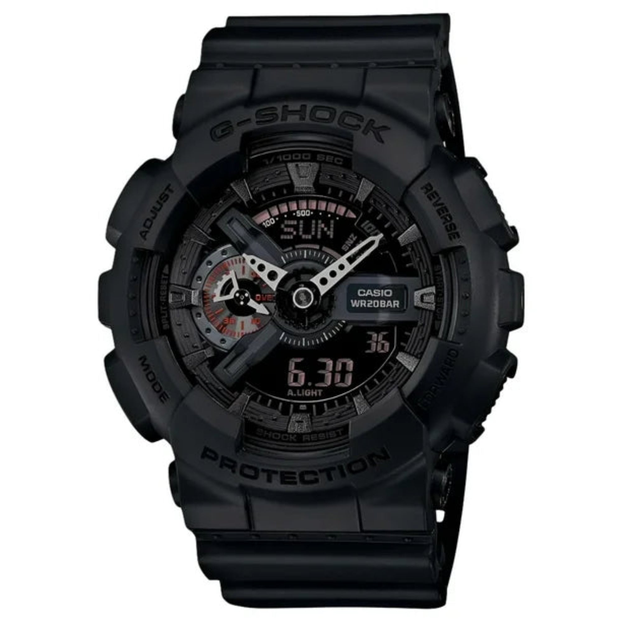 Casio Men's G-shock Ga110mb-1a Black Rubber Quartz Watch - Bijoux Eclore