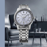 Seiko SRPL73J1 Presage Style 60s in Silvery Violet Dial Automatic Men's Watch - Bijoux Eclore