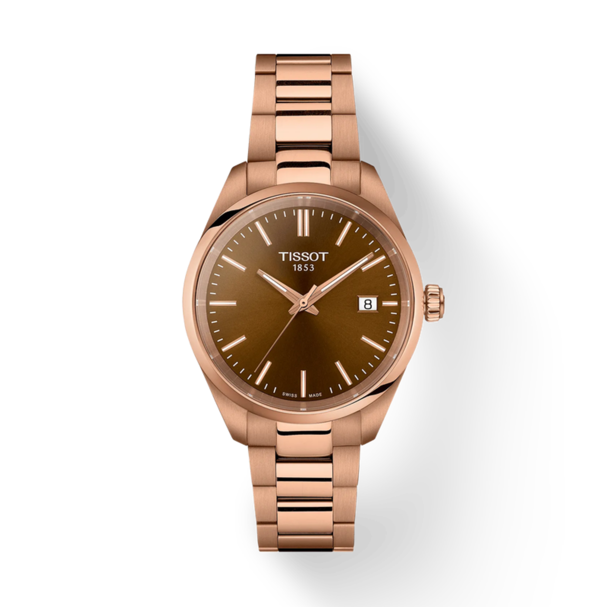 Tissot PR 100 34mm Rose Gold T150.210.33.291.00 - Bijoux Eclore