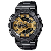 Casio GM110BD-1A9 G-Shock 110 Series Gold Dial Black Stainless Steel Watch - Bijoux Eclore