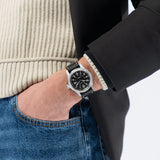 Hamilton Khaki Field Auto 42MM Black Dial Leather Strap Men's Watch H70605733 - Bijoux Eclore