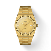 Montre Tissot PRX en acier inoxydable doré jaune T137.410.33.021.00