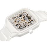Rado R27073722 True Square Automatic Open Heart Sparkling - Bijoux Eclore