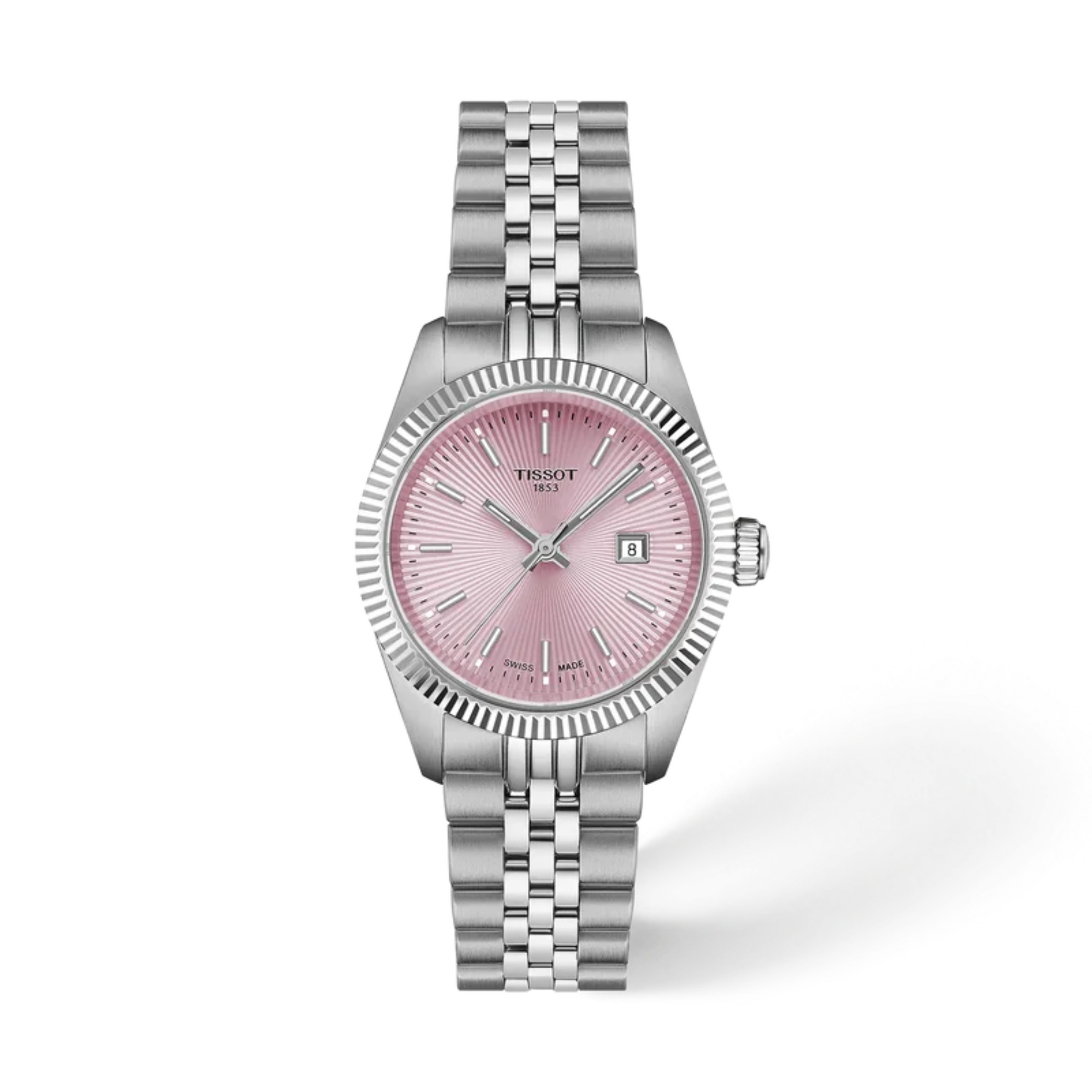 Tissot Ballade 30mm Pink Dial Ladies Watch T156.010.11.331.00 - Bijoux Eclore