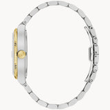 Bulova Black Dial Stainless Steel Bracelet Super Seville 98B458 - Bijoux Eclore