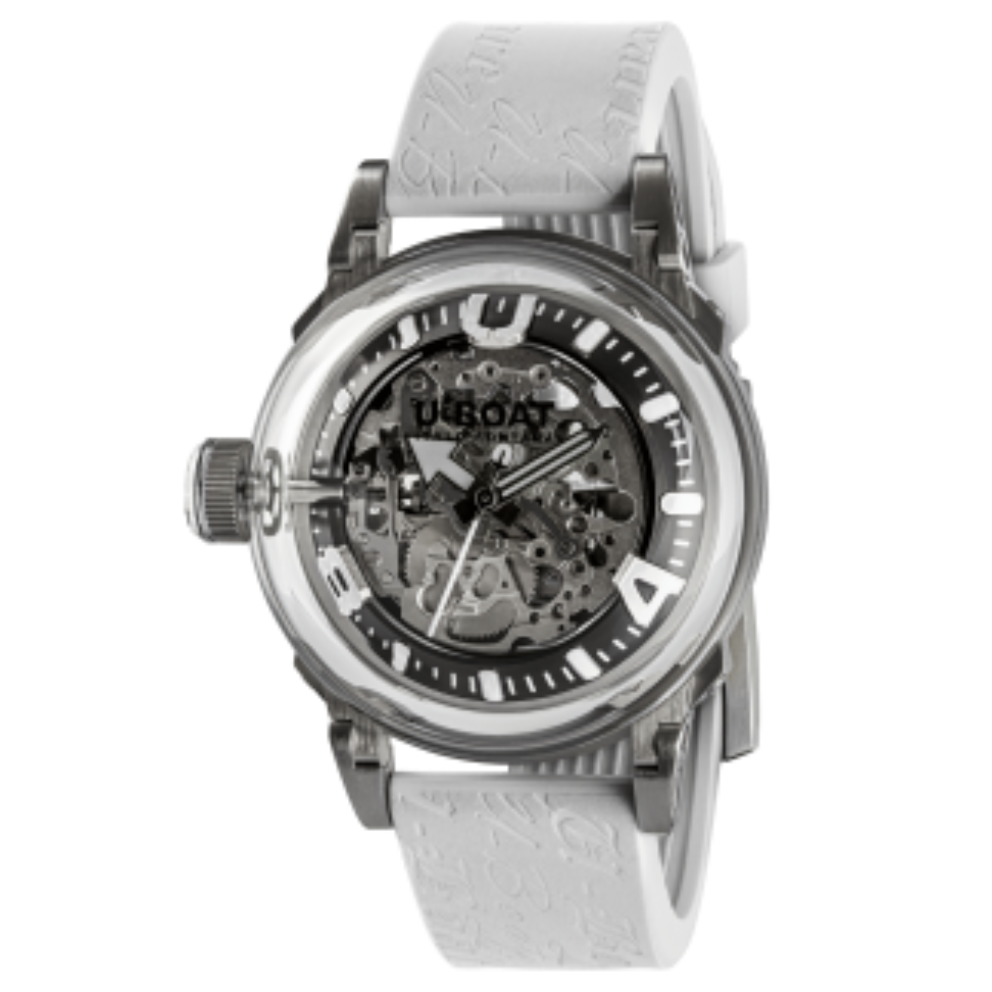 U-Boat U-65 Automatico Bianco 44mm 3346 Nuovo da Rivenditore Ufficiale - Bijoux Eclore