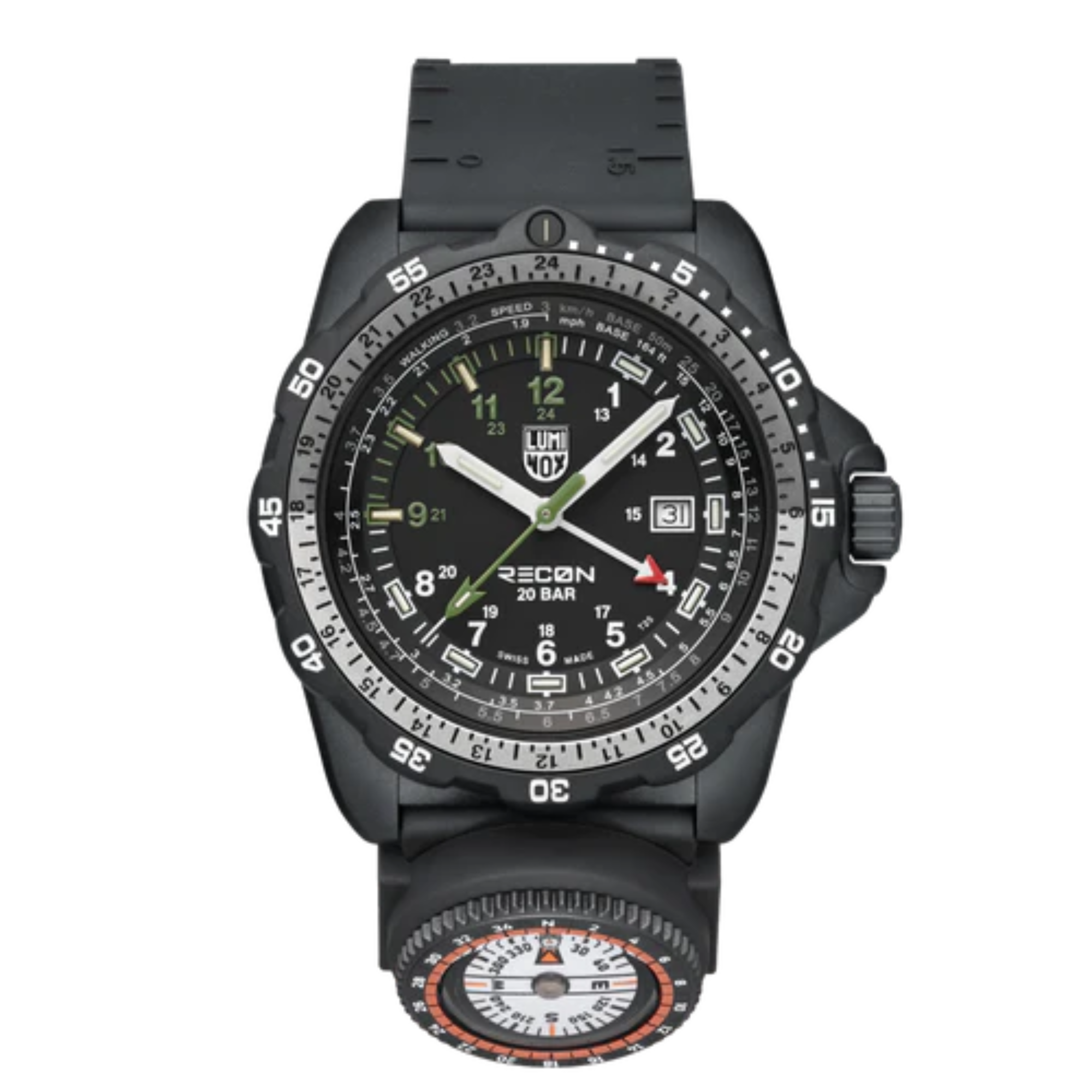 Luminox Men's Quartz Watch Recon Nav Spec With 2 Bands XL.8837.SET - Bijoux Eclore