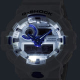 G-Shock GA700HDS-7A Summer Seas White and Blue Lume Dial Ana-Digi - Bijoux Eclore