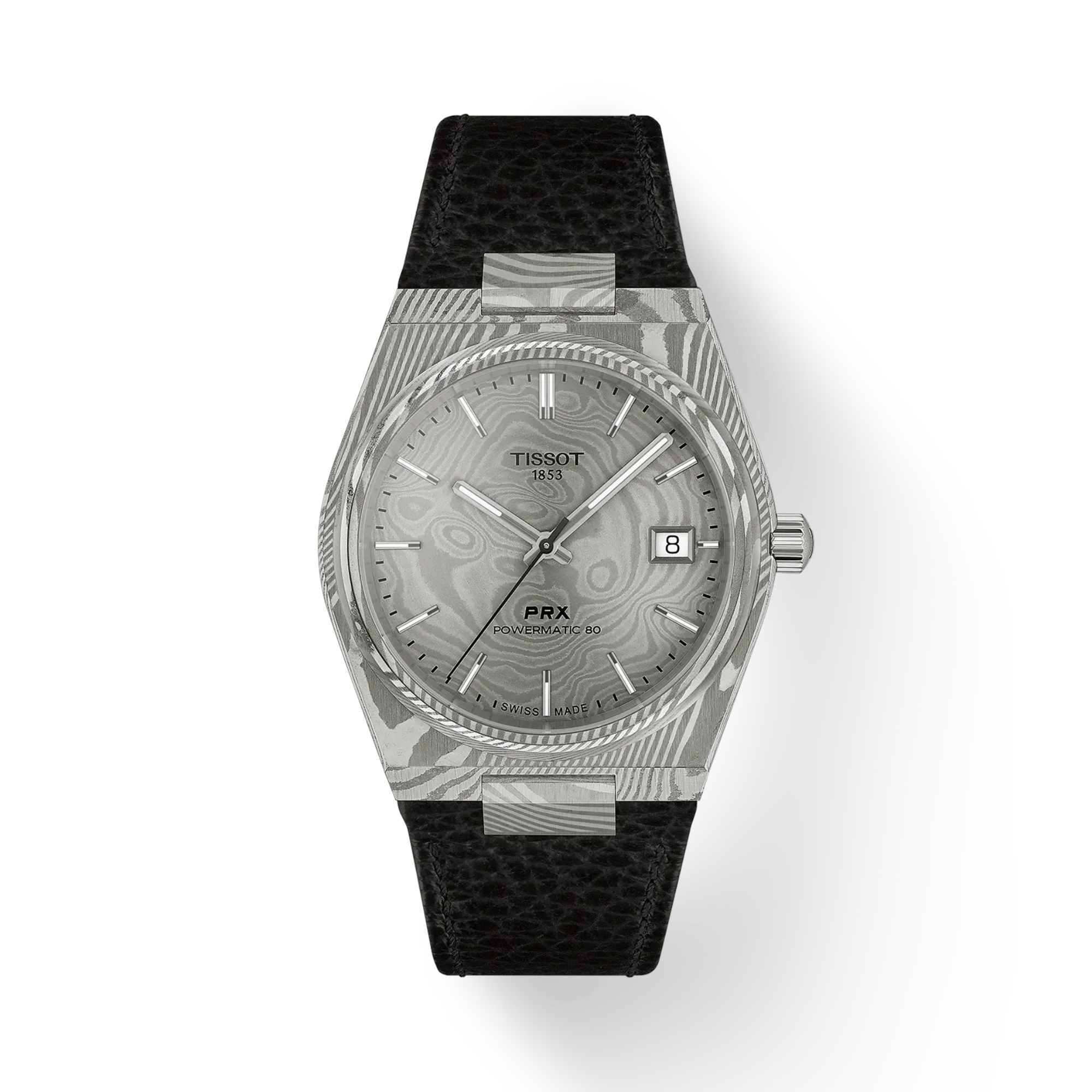 Tissot PRX Damascus Steel 38mm T137.807.96.081.00 - Bijoux Eclore