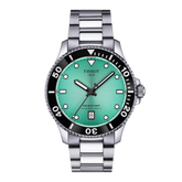 Tissot Seastar 1000 Quartz 40mm Teal Dial Stainless Steel Bracelet Watch T120.410.11.091.00 - Bijoux Eclore