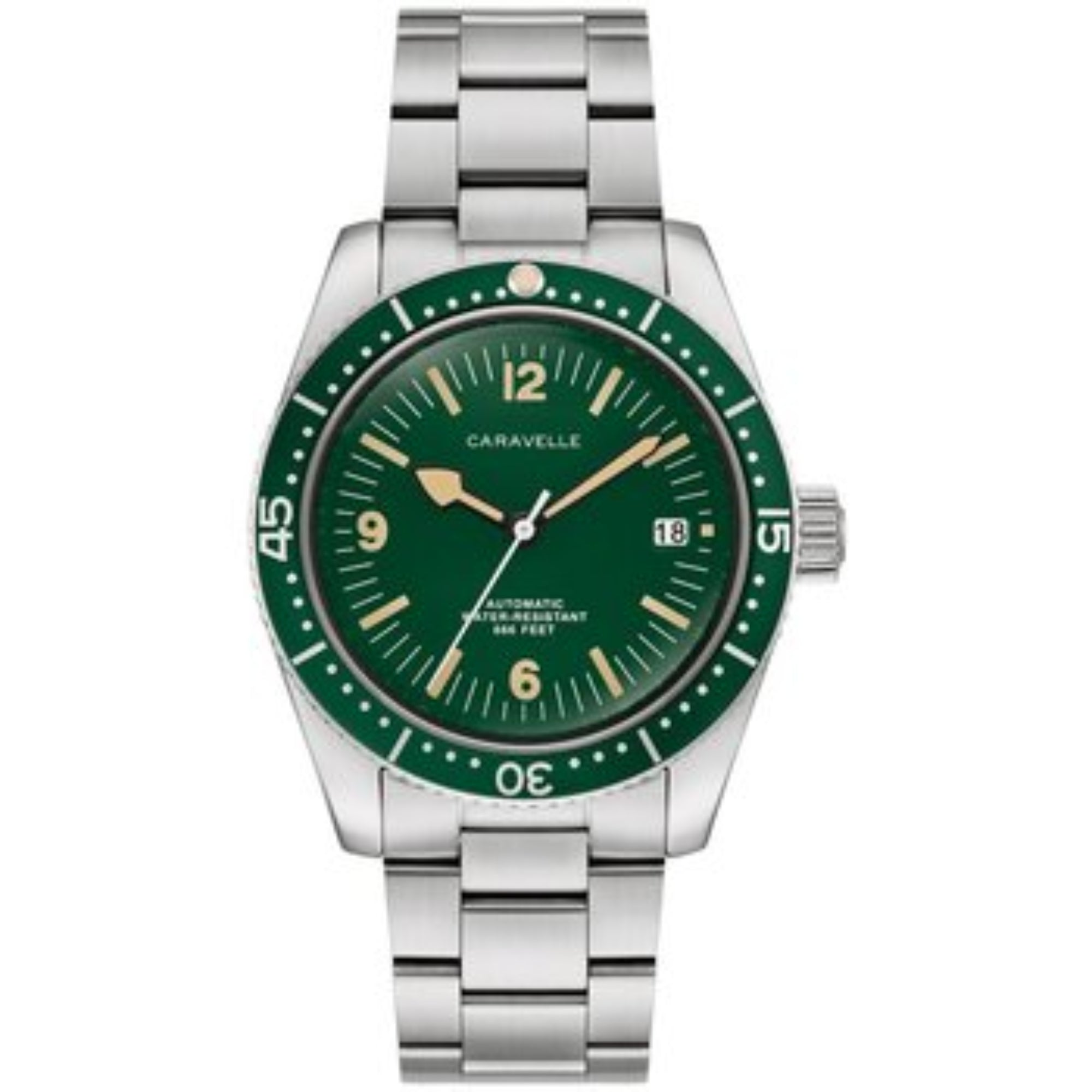 Caravelle by Bulova Sea Hunter Automatic Stainless Steel Watch 43B179 - Bijoux Eclore