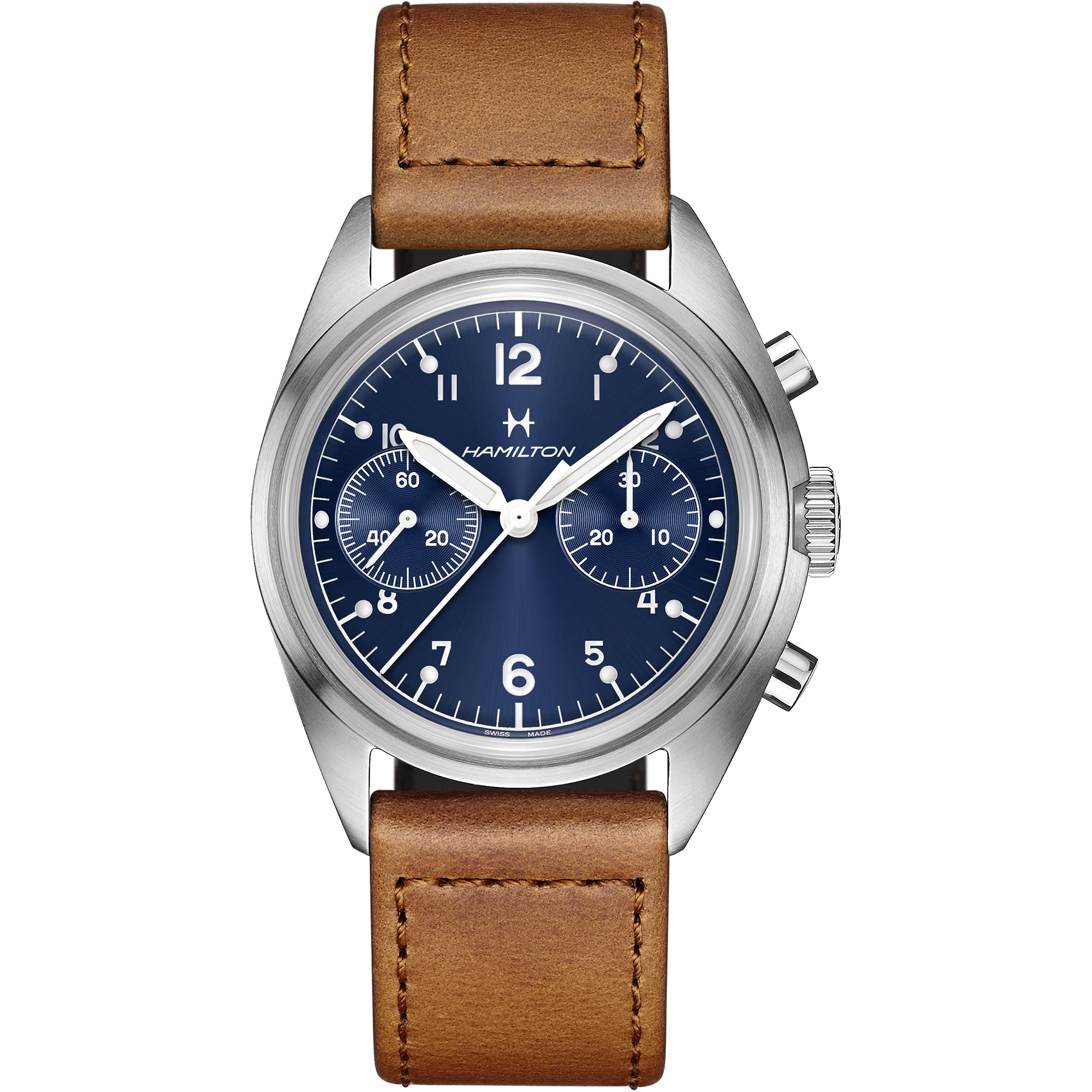 Hamilton H76409540 Khaki Aviation Pilot Pioneer Mechanical Chrono - Bijoux Eclore