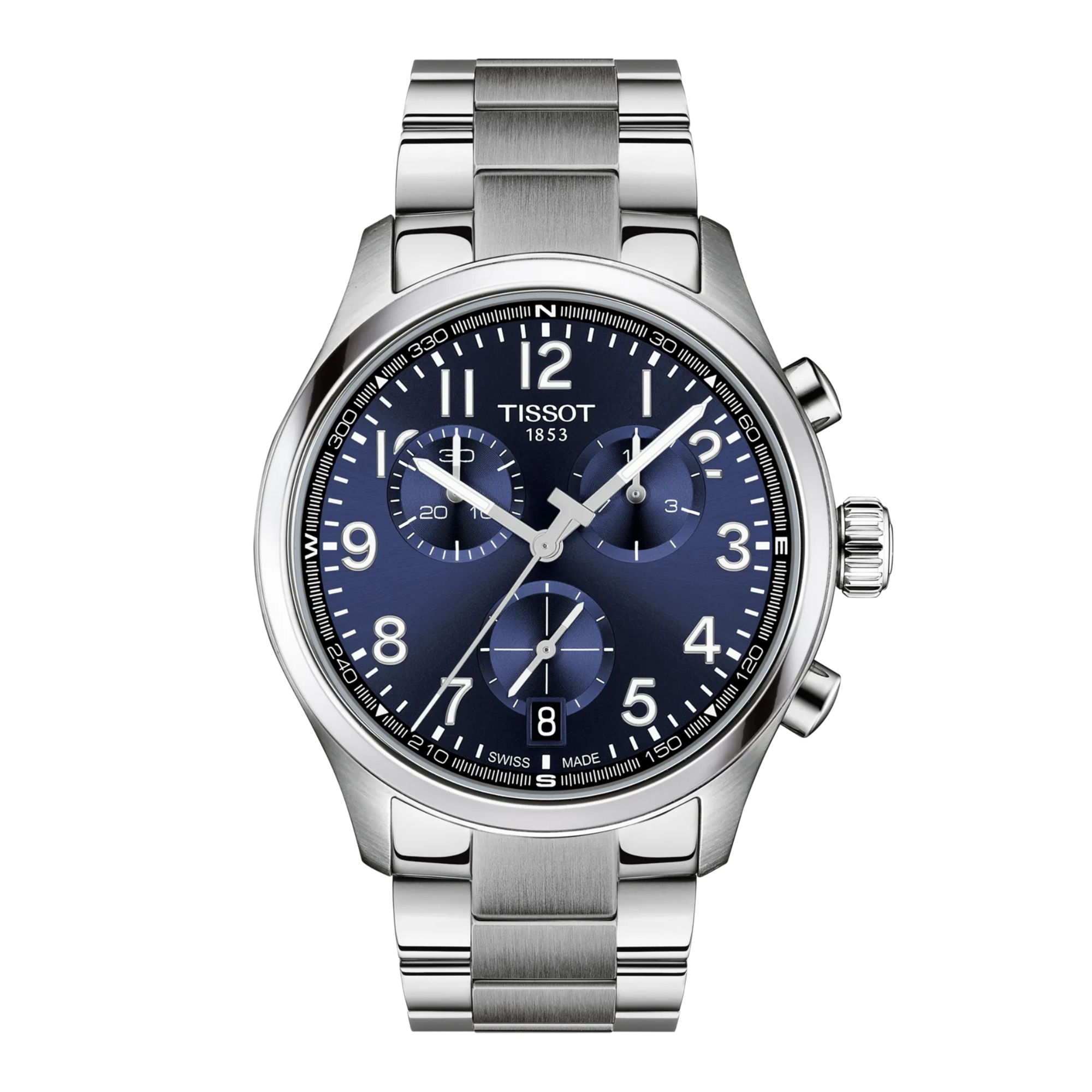 Tissot Gent XL Chronograph 42mm Blue Dial Stainless Steel T116.417.11.042.00 - Bijoux Eclore