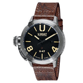 U-Boat Classico U-Boat Automatic Black 47mm 8105 - Bijoux Eclore