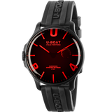 U-Boat Darkmoon Red Glass PVD Mens Watch 9306 - Bijoux Eclore