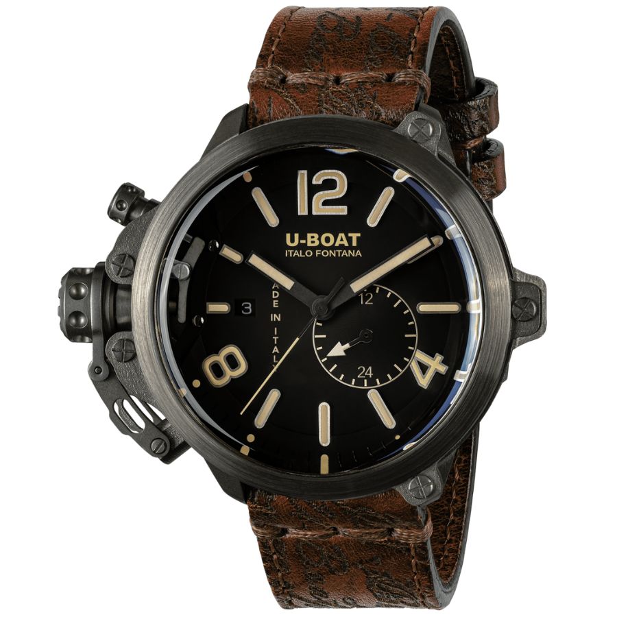 U-Boat Capsule Titanium BK BE Mens Watch 8805 - Bijoux Eclore