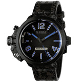 U-Boat Capsule 50 mm PVD BK BL Automatic Watch 8806 - Bijoux Eclore