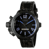 U-Boat 8808 Mens Watch Capsule PVD BK BL 45mm - Bijoux Eclore