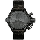 U-Boat 8808 Mens Watch Capsule PVD BK BL 45mm - Bijoux Eclore