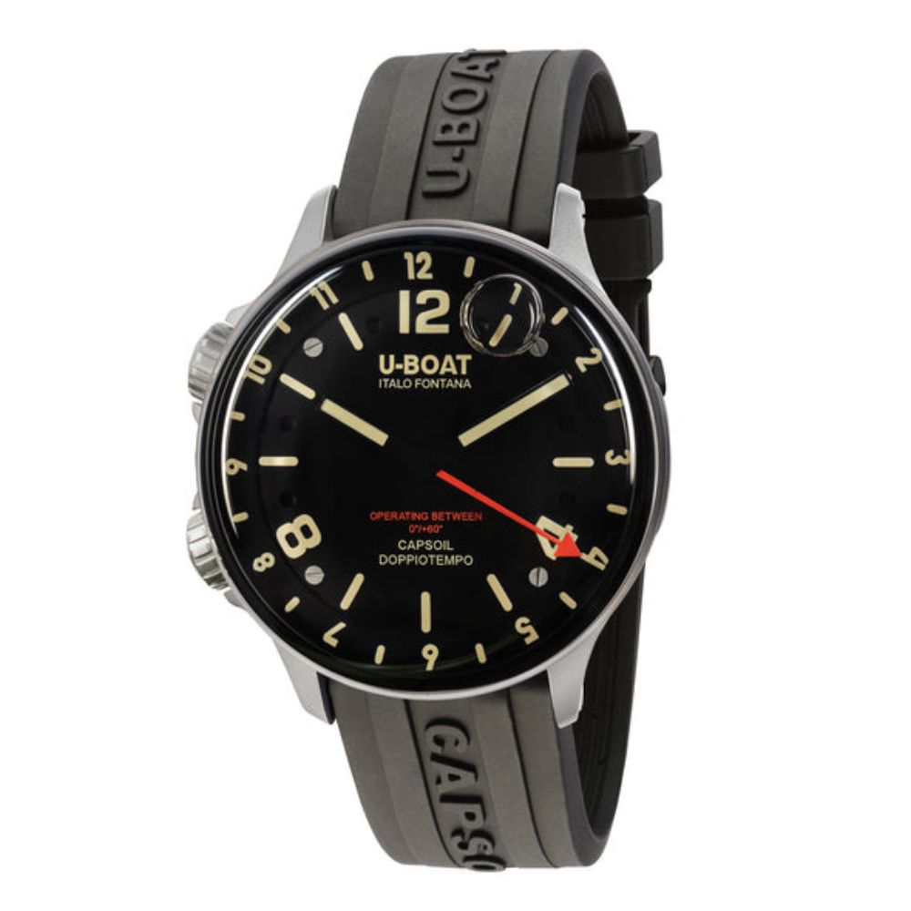 U-BOAT Capsoil Doppiotempo SS watch 8769 - Bijoux Eclore