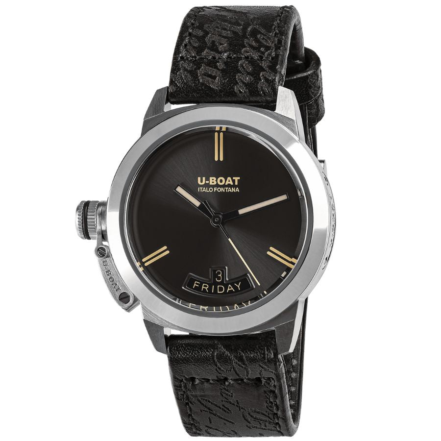 U-Boat Watch Classico Vintage 40mm Black 8891 - Bijoux Eclore