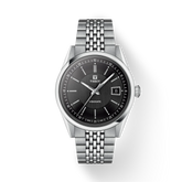 Tissot Visodate 39mm Powermatic 80 Black Dial Stainless Steel Bracelet Automatic Watch T1574071105100 - Bijoux Eclore