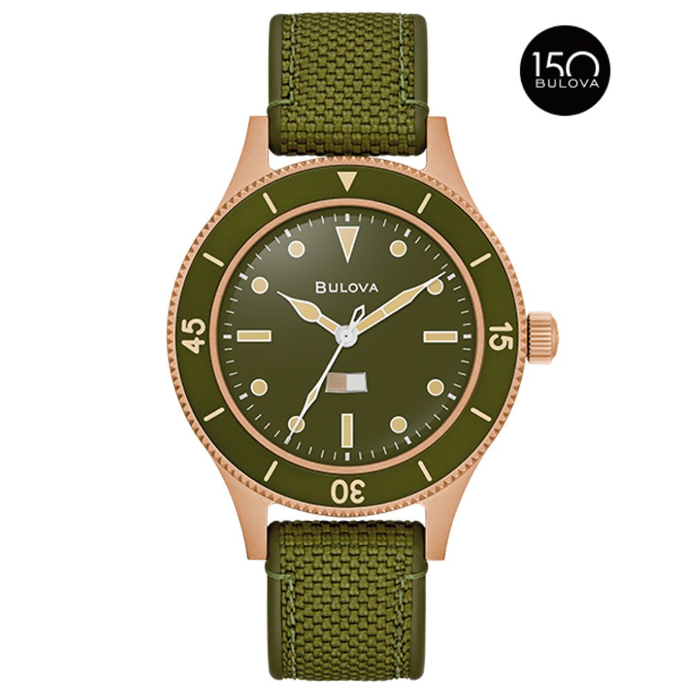 Bulova MIL SHIPS Men's Watch 98A324 - Bijoux Eclore