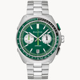 Bulova Racer collection chronograph Verde green aesthetic 98B468 - Bijoux Eclore