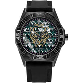 Citizen Eco-Drive Black Panther 60th Anniversary Stainless Steel Black/Green Dial Watch AW1858-03W - Bijoux Eclore