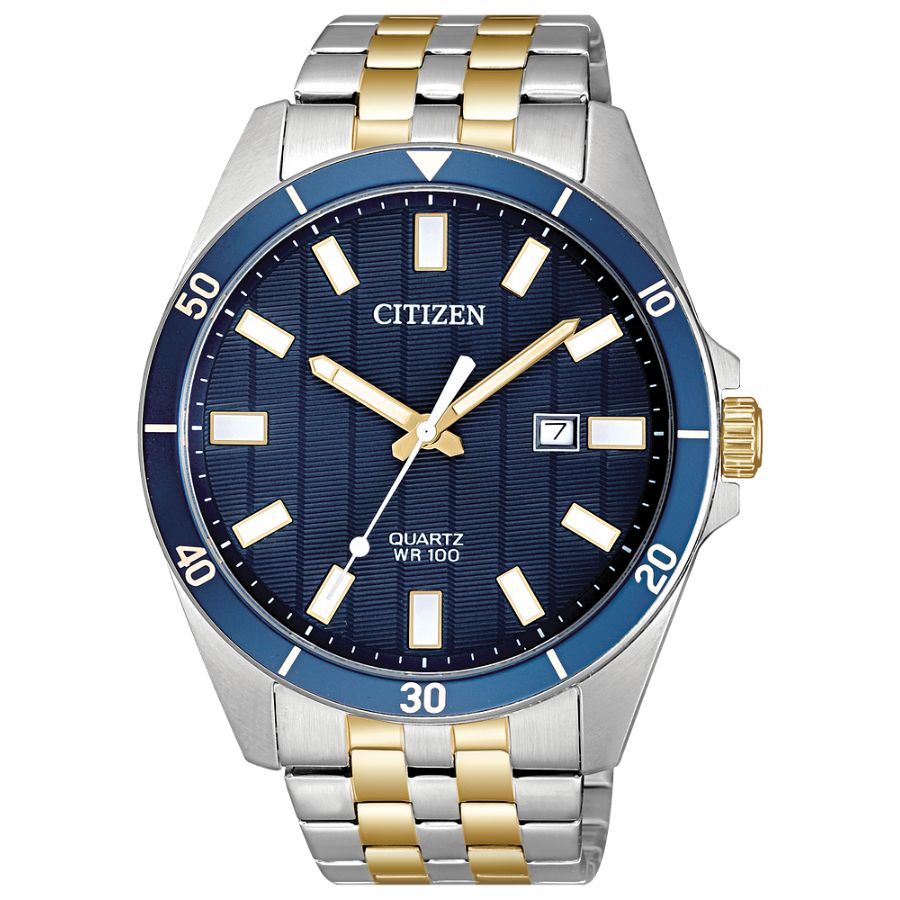 Citizen Quartz Mens Two Tone Bracelet Watch BI5054-53L - Bijoux Eclore