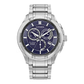 Citizen Eco-Drive Perpetual GMT Blue Dial Men's Watch BL8160-58L - Bijoux Eclore