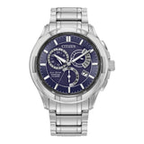 Citizen Eco-Drive Perpetual GMT Blue Dial Men's Watch BL8160-58L - Bijoux Eclore