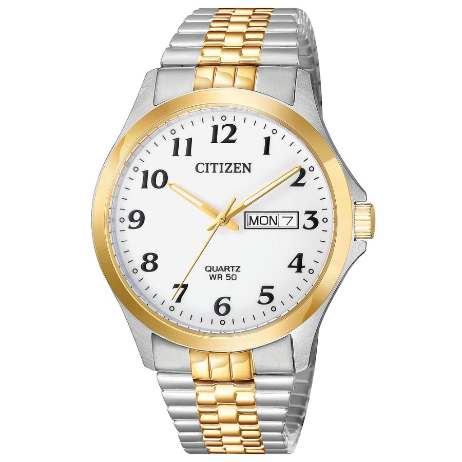 Citizen Quartz Mens Two Tone Bracelet Watch Bf5004-93A - Bijoux Eclore