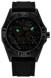 Citizen Eco-Drive Black Panther 60th Anniversary Stainless Steel Black/Green Dial Watch AW1858-03W - Bijoux Eclore