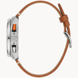 Bulova Black Dial Leather Strap Racer Chronograph Watch 98B427