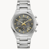 Bulova Dress Gray Dial Stainless Steel Bracelet Men's Watch 43A158