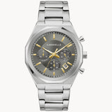 Bulova Dress Gray Dial Stainless Steel Bracelet Men's Watch 43A158