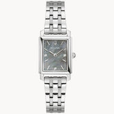 Bulova Sutton Grey Mother-of-Pearl Diamond Dial Stainless Steel Watch 96P252