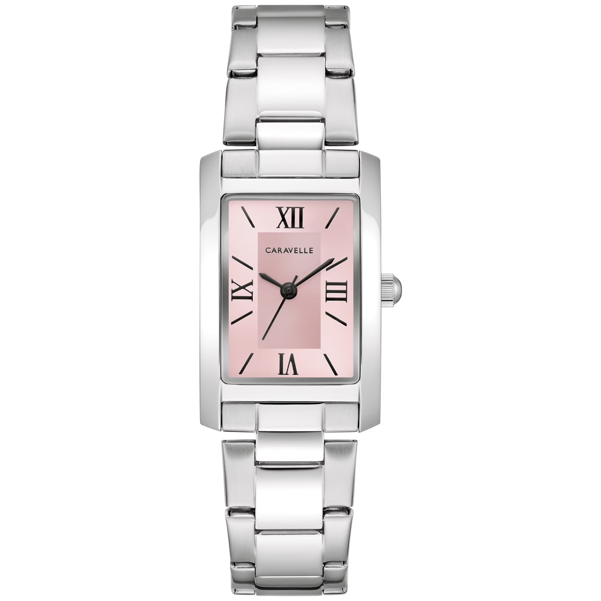 Bulova Women's Stainless Steel Classic Dress Watch with Pink Dial 43L224 - Bijoux Eclore