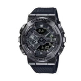 Casio G-Shock Analog-Digital All Black Metal Bezel Watch GM110BB-1A