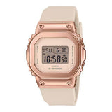 Casio G-shock Rose-tone Steel Rubber Strap Women's Watch GMS5600PG-4