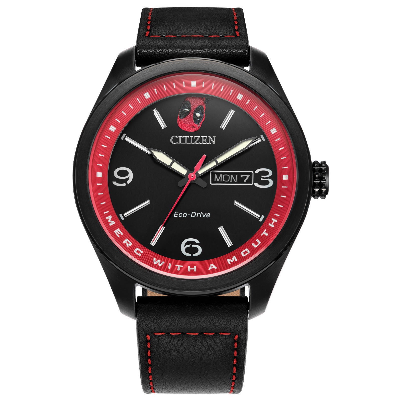 Citizen Marvel Here Comes Deadpool Men's Watch AW0145-02W