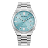 Citizen Tsuyosa Automatic Sky-Blue Dial and Stainless Steel Bracelet Watch 40mm NJ0151-53M