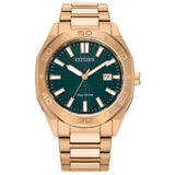 Citizen Weekender Sport Green Dial Men's Watch BM7633-81X