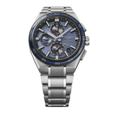 Seiko SSH175J1 Astron GPS Solar Dual-Time Chronograph in Slate Blue - Bijoux Eclore