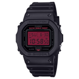 Casio G-Shock Black and Bold Red Digital Square Men's Watch DW5600BBR-1