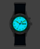Caravelle by Bulova Men’s Field Watch Blue Dial Nylon 43C126 - Bijoux Eclore